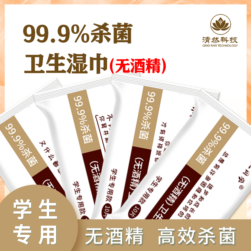 小红同学消毒卫生湿巾10片（无酒精）