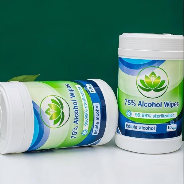75% alcohol disinfectant wipes (100 pieces)
